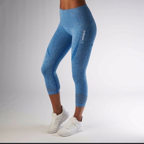 Gymshark seamless cropped leggings, SIZE SMALL - Picture 1 of 3